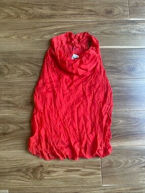 Women's Red Cowl Neck Camisole Tank Top